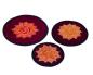 Preview: Klangschalenunterlage rot - orange