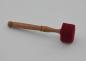 Preview: Kleiner Gummikernschlägel, rot