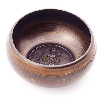 Nepal Klangschale Nr.27, Planetentonschale: Neptun von oben