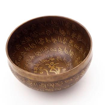 Kleine Klangschale Nr.32 Nepal, Planetentonschale: Geomagnetfeld von oben