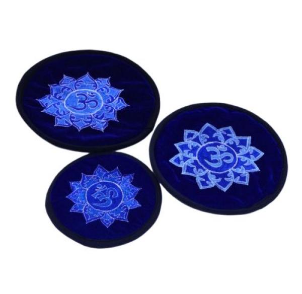 Klangschalenunterlage blau-blau