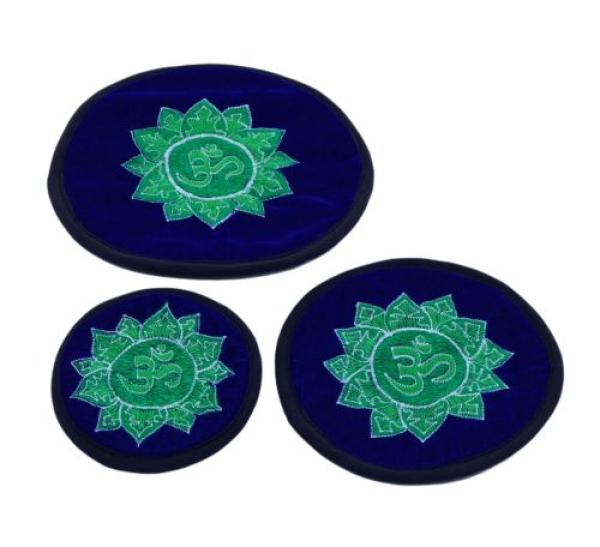 Klangschalenunterlage blau-grün