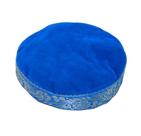 Klangschalenkissen in azur-1