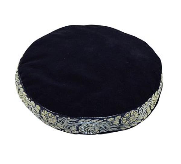 Klangschalenkissen in schwarz