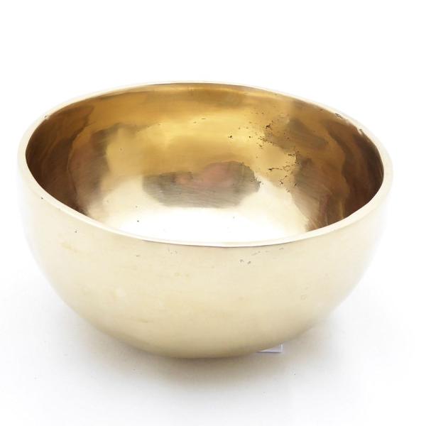 Klangschale Nr.3 Bengalen, Planetentonschale: Wasserfrequenz von der Seite